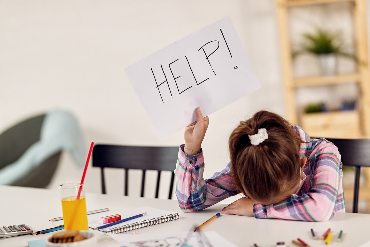 علائم استرس در کودکان ابتدایی