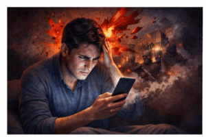 تاثیر اخبار خشن