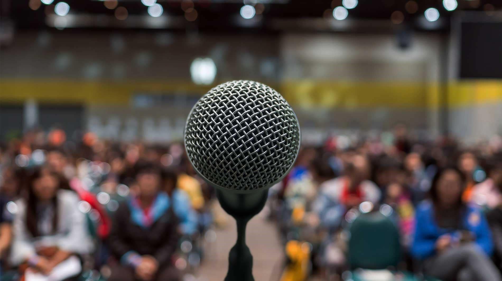 speak in public without stress